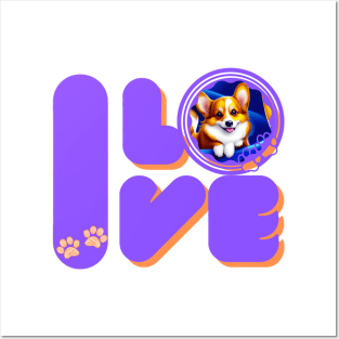 Cute Corgis Posters and Art